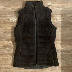 Women’s Black reversible winter vest